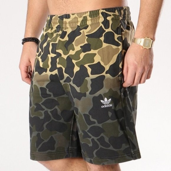 adidas Other - Adidas Trefoil Ombre Camo Jersey Shorts Sz M